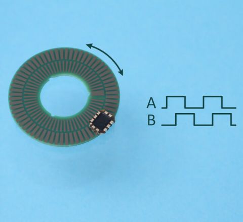 Rotary Inductive Encoder Chip ID4501C