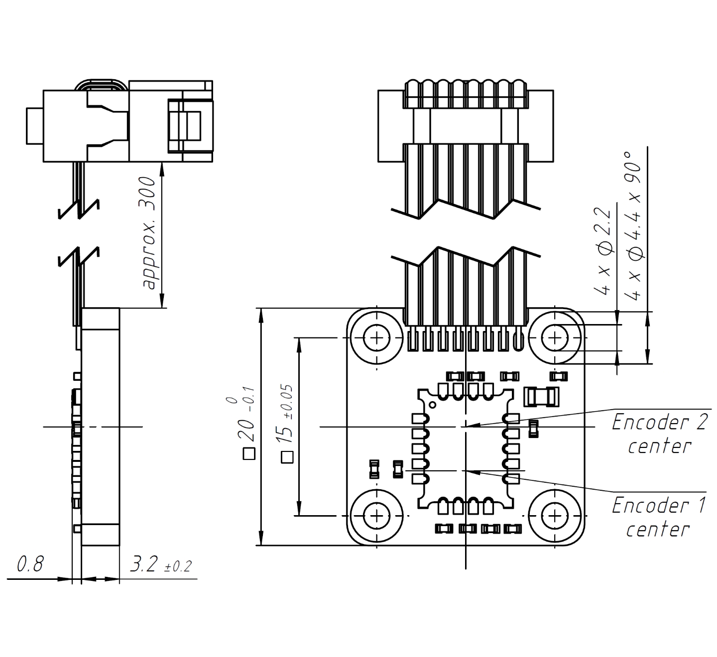 Absolute Linear Encoder Chip AP5603L POSIC