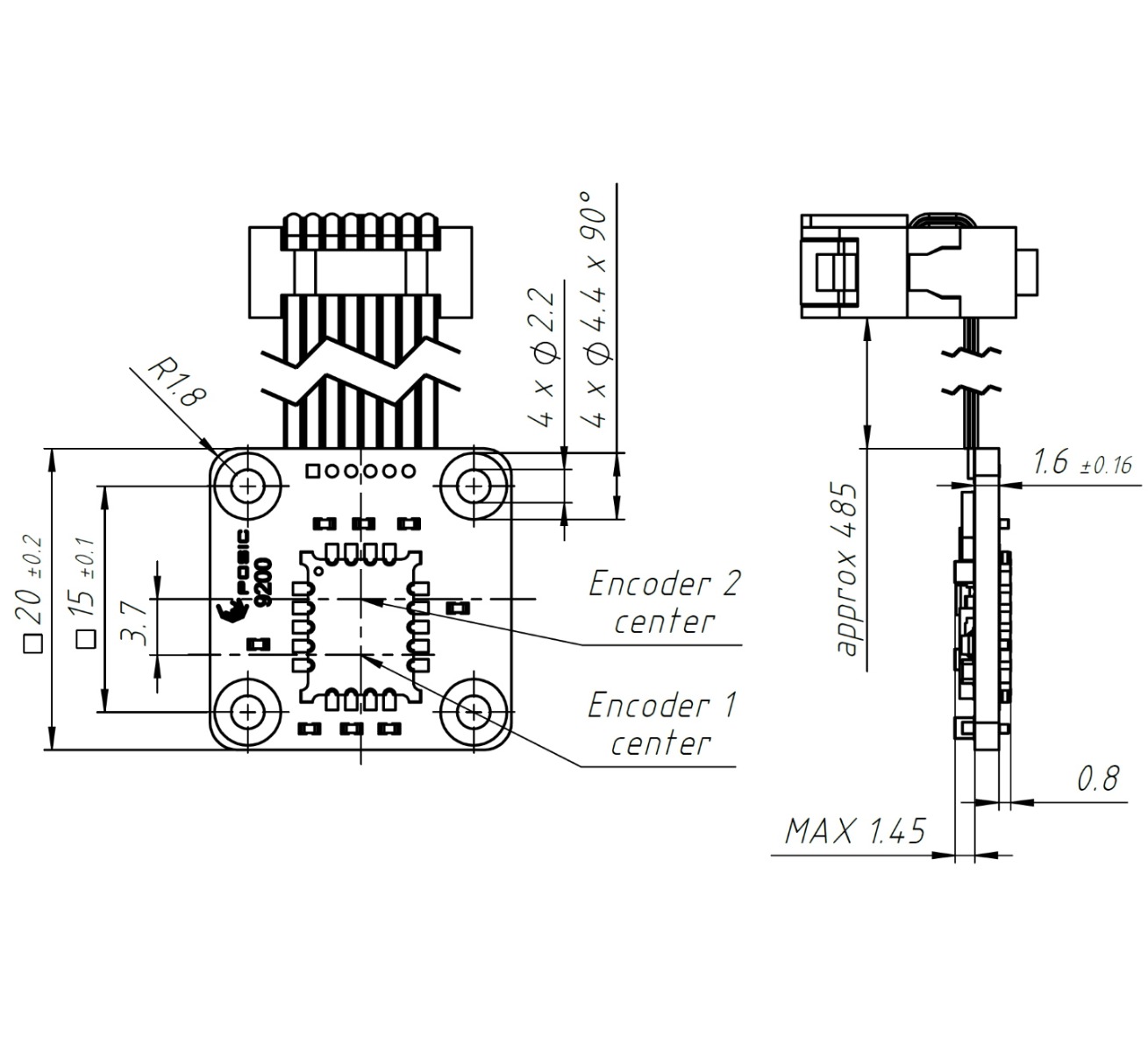 Absolute Linear Encoder AP9200L POSIC
