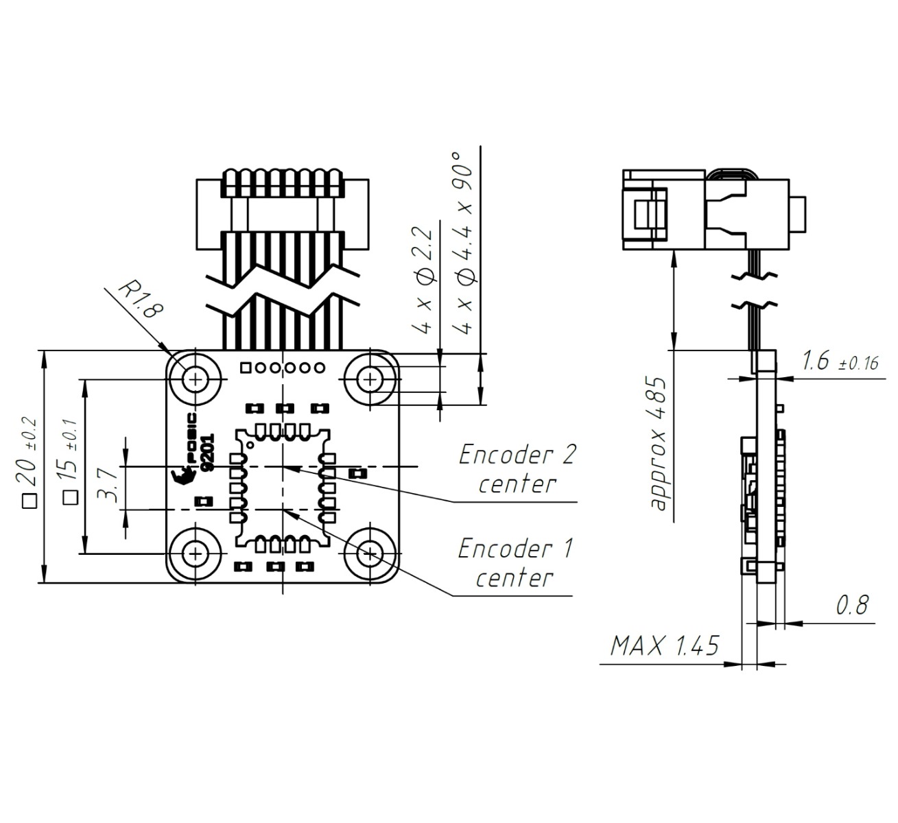 Absolute Linear Encoder AP9201L POSIC